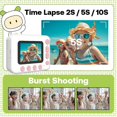 thumbnail image 3 of Kids Instant Print Camera 1080P HD Digital Camera with 2.4 Inch IPS Screen 10X Optical Zoom Includes 32GB TF Card, 3 of 5