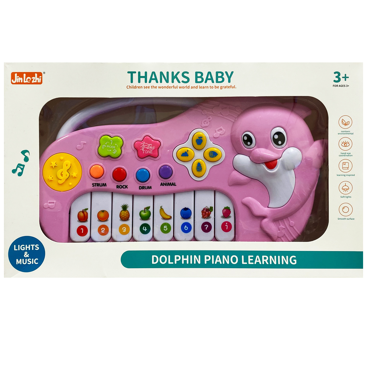 Abigail Baby Einstein Discover And Play Piano Musical Toy Ages 3 Months
