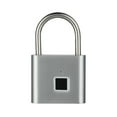 thumbnail image 2 of Smart Fingerprint Padlock USB Rechargeable Keyless Biometric Lock Heavy Duty Alloy Outdoor Fence School Gym Locker Electronic Thumbprint Lock, 2 of 7
