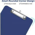 thumbnail image 6 of Minzimin 8.5 x 11 Plastic Clipboards Set of 1/2, Low Profile Metal Clip, Translucent Board, 12.5 x 9 in Letter Size, Office Supply, Back to School, 6 of 7