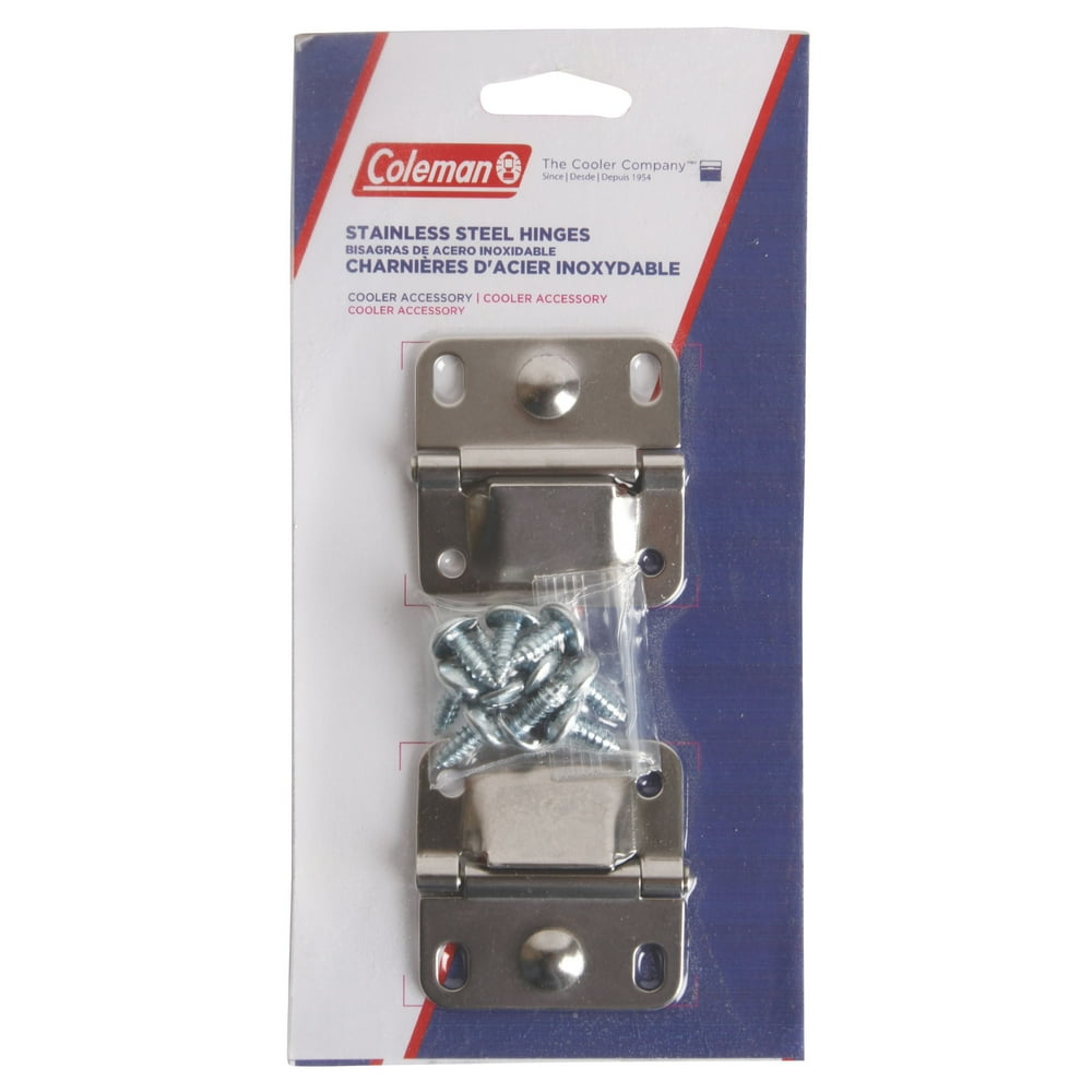 2pk Coleman Cooler Stainless Steel Hinges Replacement