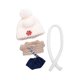 thumbnail image 5 of Ropa para muñecas de 15 cm y 17 cm, traje con bufanda a rayas, ropa decorativa de moda, bonito traje para muñecas, accesorio para muñecas de 15 cm y con sombrero, 5 of 9