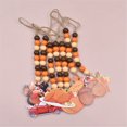 thumbnail image 4 of Fall Home Decor Thanksgiving Day Rope Tassel Beads Creative Colorful Wood Beads String Rope Home Decoration Ornaments, 4 of 8