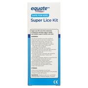 (2 pack) Equate Super Lice Kit, Comb Included, 4.05 fl oz