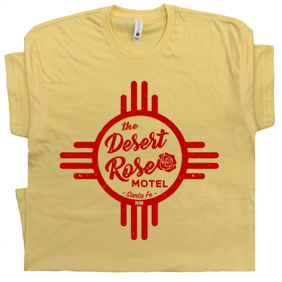 Santa Fe New Mexico T Shirt Vintage Desert Rose Motel Hotel Shirts for Men Women Retro Route 66 Graphic Tee Travel Destination