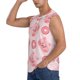 thumbnail image 3 of Balery Pigs Head And Donuts Camisetas sin mangas para hombre, absorbe la humedad y protege contra el mal olor.-XX-Large, 3 of 7