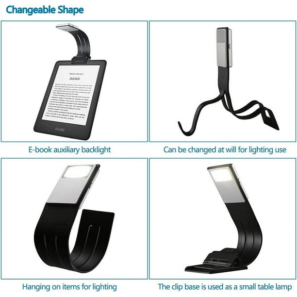 Lampe LED à Clipser, Lampes de Pupitre Lampes de Bureau USB Rechargeables  avec Cou Réglable : : Luminaires et Éclairage