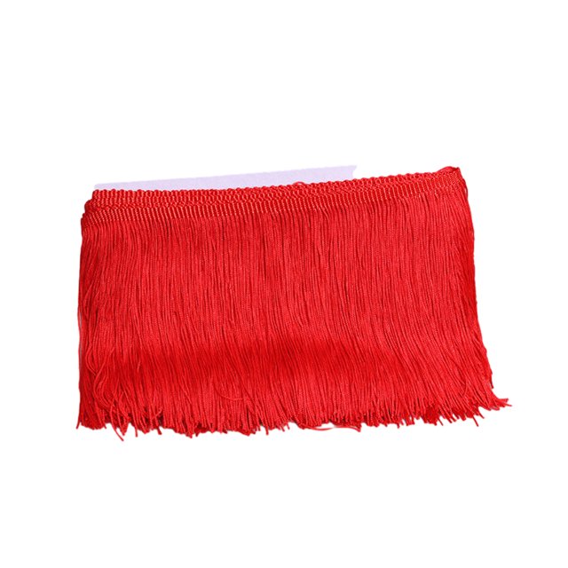 Jumpingount Borlas de decoración de cortina de diseños únicos para decoración de borla de flecos de borla de ajuste artesanal Accesorios de disfraces rojo