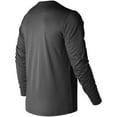thumbnail image 2 of New Balance Men's Long Sleeve Tech Baseball T-Shirt Black M, 2 of 2