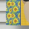 thumbnail image 4 of Summer Sunflowers Cream Pekingese Flag Canvas House Size, 4 of 5