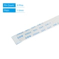 thumbnail image 3 of Flexible Plano Cable Extensión Cinta Cables 8 Pasadores 1,0mm Paso 100mm para 3D Impresora, Bricolaje, Cámara, Pantalla y DVD Reproductor Conector B Tipo Paquete de 10, 3 of 5