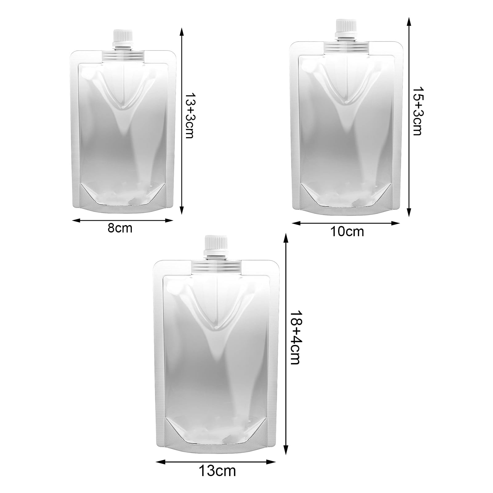 BEDEONE 10PCS Concealable and Reusable Rum Runners for Cruise Flasks with  Funnel, Alcohol Pouches for Liquor, Plastic Flasks for Liquor Hidden Plastic  Flask Pouches Kit - 8 OZ - Yahoo Shopping