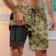 thumbnail image 1 of WILLBEST Bañador Corto de Camuflaje Informal de Verano para Hombre con Doble Capa y Bolsillos Interiores 981, 1 of 3