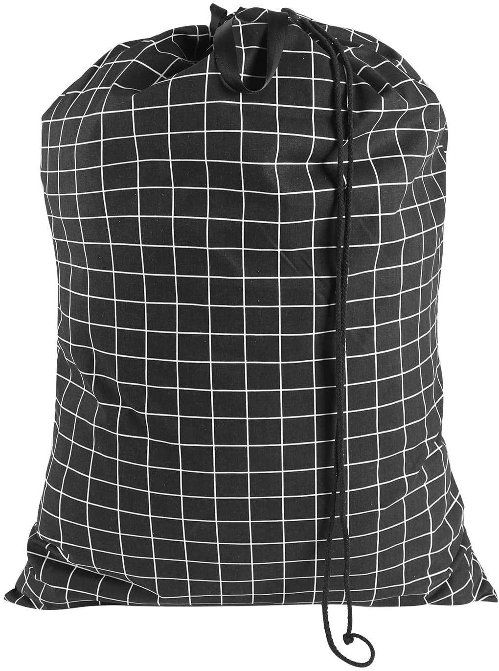 SWISSELITE Heavy Duty Laundry Drawstring Bag with Strap, 28 x 40 Inches