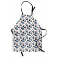 thumbnail image 1 of Tropical Apron, Exotic Forest Growth with Different Lively Flowers Hand-drawn Petals and Leaves, Unisex Kitchen Bib with Adjustable Neck for Cooking Gardening, Adult Size, Multicolor, by Ambesonne, 1 of 4