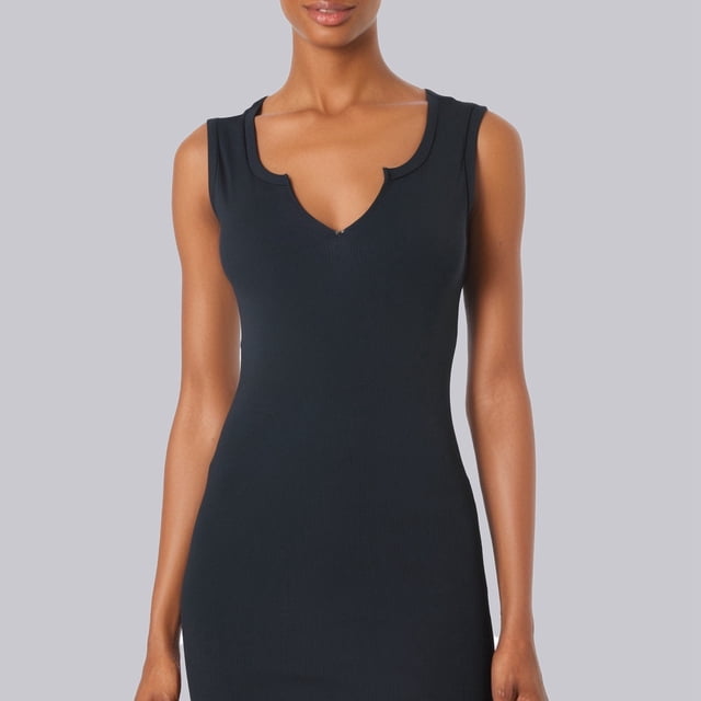 WILLBEST Vestidos Mujer Vestido Casual De Mujer Para Fiestas Nocturnas Uso Diario – Vestido Corto Sin Mangas Con Cuello En V Para Verano Clásico Y