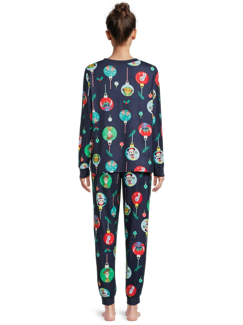 Disney 100th Anniversary Women's Family Christmas Pajamas Set,