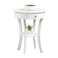 thumbnail image 2 of Convenience Concepts Classic Accents Table d'Appoint en Schaffer, Fini Bois Blanc, 2 of 4