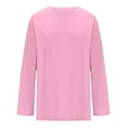 thumbnail image 5 of bnaln Oversized T Shirts for Women Long Sleeve Shirts Spring Tops Casual Crewneck Loose Fit Pullover Dressy Blouses Lightweight Sweatshirts Jumpers Baggy Tshirts Trendy Clothes, 5 of 9