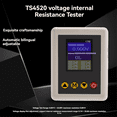 thumbnail image 4 of Testeur de Résistance de Tension TS4520 1.77 Pouces TFT avec Clip Kelvin Supporte le Réglage Fin Écran Couleur HD, 4 of 8