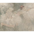 thumbnail image 3 of Louis Icart 23x20 Black Modern Framed Museum Art Print Titled - Attitudes, 3 of 5