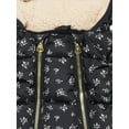 thumbnail image 3 of Jessica Simpson Baby Girls' Print Pram with Fleece Lined Hood, Sizes 0M-12M, 3 of 3