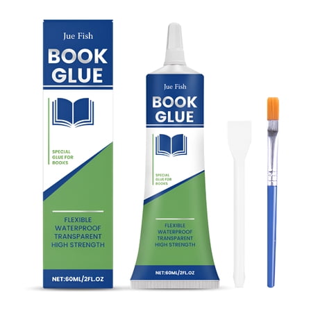 CCOCC Book Repair Glue-60Ml Clear Paper Adhesive DIY Craft Glue Bookbinding Tool