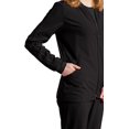 thumbnail image 3 of Veste de Gommage Solide pour Femmes avec Fermeture Éclair devant et Détail en Maille, 3 of 3