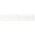 thumbnail image 3 of Pemberly Row Transitional Solid Wood Twin-Full Bed Drawer in White (Set of 2), 3 of 6