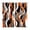 Orange, variant on Abstract Stripes Kitchen Curtains 63 Inch Length, Retro Modern Orange Black Gray Lines Grommet Top Bedroom Living Room Curtains, Light Filtering Cafe Curtain Drapes 2 Panels Set 84''x63''