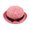 Pink, variant on UJNDER Women Sun Hat Bow Flat Top Small Brim Bridal Shower Beach Hat with Flower Summer Hat for Women Khaki,One Size