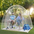 thumbnail image 6 of Pop Up Bubble Tent Sports Tent - 4-Person Instant Weatherproof Shelter, 75"x43"x64", Clear 540° Panoramic View, Lightweight & Portable for Winter, Fishing, Camping, and Outdoor Events, 6 of 13