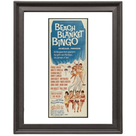 Life Picture Bingo - Beach blanket bingo - Picture Frame 8x10 inches - Poster - Print