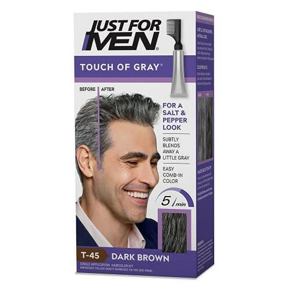 Just For Men Touch of Gray, Mens Hair Color Kit