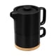 thumbnail image 1 of Set de té de cerámica y bambú apilable-hunni negro 14.4 x 15 x 9.6, 1 of 3