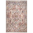 thumbnail image 2 of nuLOOM Ethel Medallion Fringe Area Rug, 6' 7" x 9' 4", Light Brown, 2 of 4
