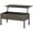 Gris Clair, variante sur HOMCOM Table Basse Moderne de 39 Pouces à Plateau Relevable avec Compartiment de Rangement Caché