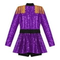Iixpin Big Girls Shiny Sequins Ringmaster Tuxedo Dress up Long Sleeve iixpin-big-girls-shiny-sequins-ringmaster-tuxedo-dress-up-long-sleeve