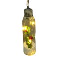 thumbnail image 2 of Neinkie Christmas LED Ornaments Luminous Increase Atmosphere with Rope High Brightness Hanging Decorative Flower Transparent Christmas Tree Decorations for Christmas, 2 of 2