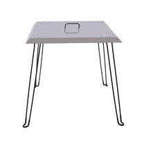 ToppiJoy Fire Pit Heat Deflector - Foldable Stainless Steel Lid with Handle - Portable Heat Shield for Outdoor Fire Pits, Provides Warmth & Protection for Camping & Picnics