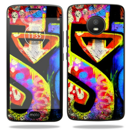 MightySkins Skin For Motorola Moto E4 - Loud Graffiti | Protective, Durable, and Unique Vinyl Decal wrap cover | Easy To Apply, Remove, and Change Styles | Made in the