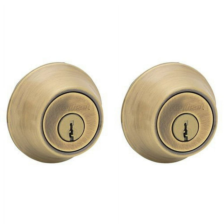 Kwikset 96650-438 66515CPK6 Double Cylinder Deadbolt - Walmart.com