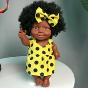 Boxing Day Deals Snorda Toys Baby Movable Joint African Doll Toy Black Doll Best Gift Toy Christmas Gift
