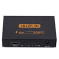 thumbnail image 2 of Hub divisor de video Conmutador de audio y video de alta velocidad con 1 entrada y 4 salidas compatible con HDMI 2160P Caja de conmutación Yuarrent EL004707-00B, 2 of 2