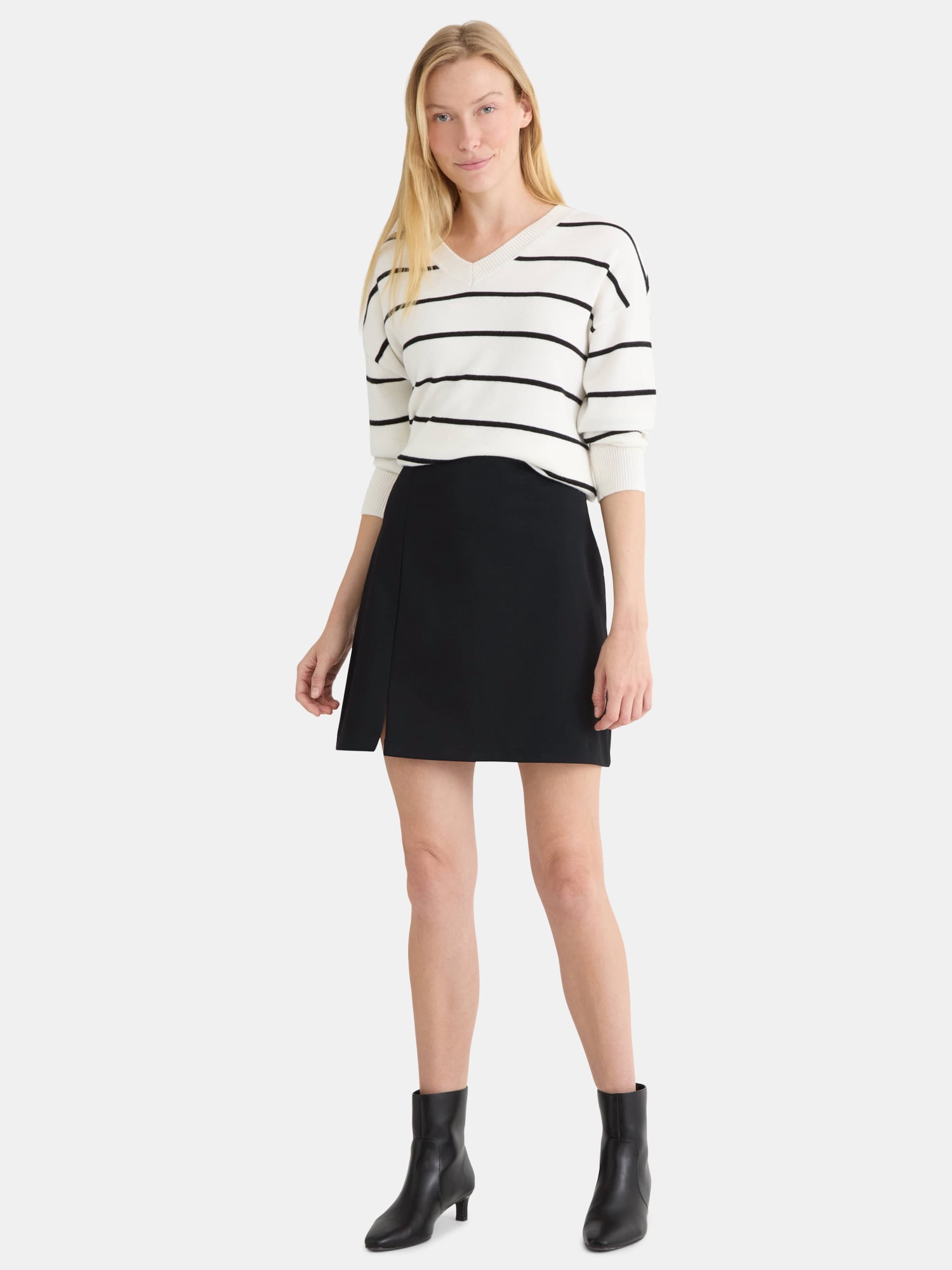 Time and Tru Women's Fashion Mini Skirt, Sizes XS-XXXL