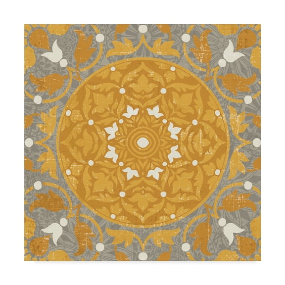 Trademark Fine Art 'Inspired India Yellow III' Canvas Art by Pela Studio