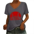 thumbnail image 5 of Birdeem T-Shirt Sans Manches à Col en V Imprimé Mode Décontractée pour Femmes, 5 of 5