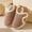 Coffee, variant on BYHONG Boys and Girls Slippers Flat Bottom Lightweight Soft and Comfortable Warm Solid Color Cartoon Animal Shape Kids Slippers Indoor Girls Boys Slipper Watermelon Red 8(US Size)
