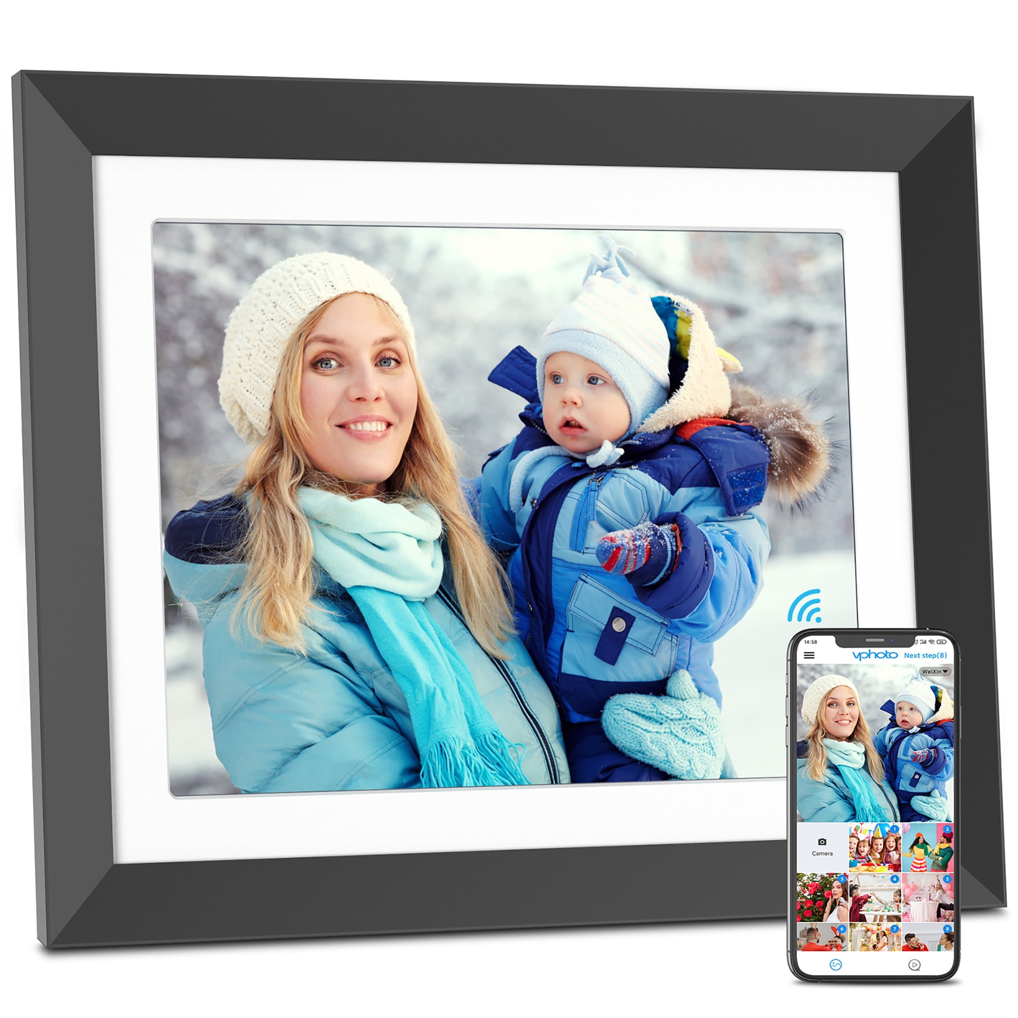 Fullja WiFi Digital Photo Frame 11inch Smart Digital Picture Frame