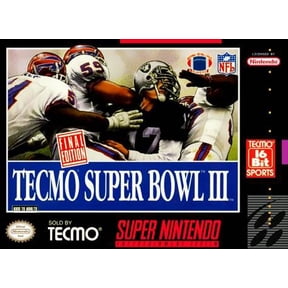Restored Tecmo Super Bowl III | Nintendo SNES (Refurbished)